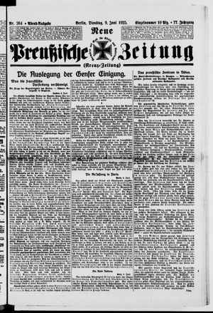 Neue preußische Zeitung vom 09.06.1925