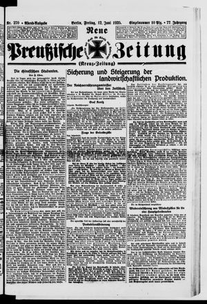Neue preußische Zeitung vom 12.06.1925