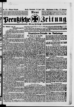 Neue preußische Zeitung vom 13.06.1925