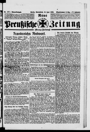 Neue preußische Zeitung vom 13.06.1925