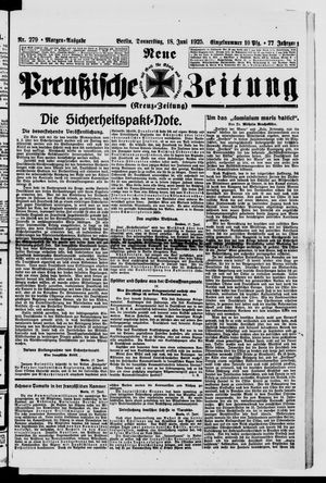 Neue preußische Zeitung vom 18.06.1925