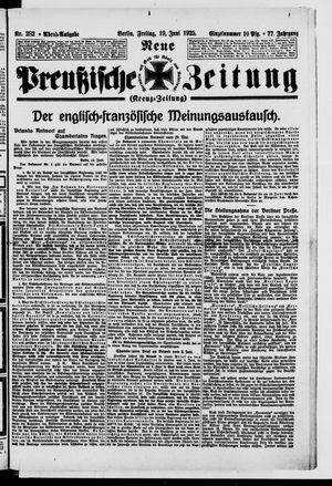 Neue preußische Zeitung vom 19.06.1925