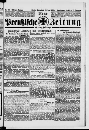 Neue preußische Zeitung vom 20.06.1925