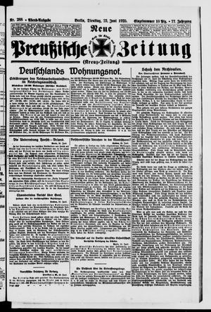 Neue preußische Zeitung vom 23.06.1925
