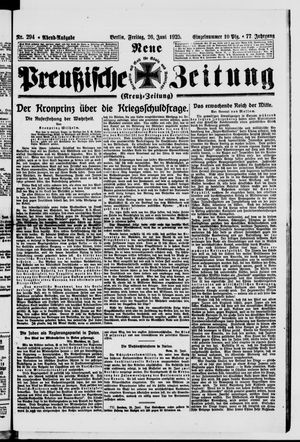 Neue preußische Zeitung vom 26.06.1925