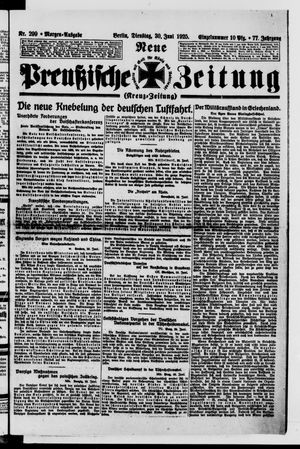 Neue preußische Zeitung vom 30.06.1925