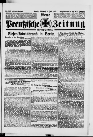 Neue preußische Zeitung vom 01.07.1925