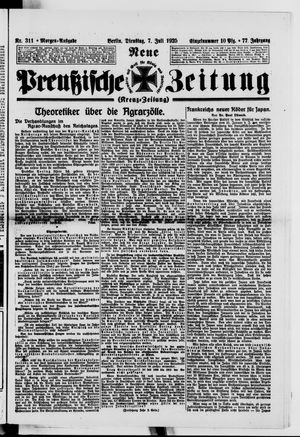 Neue preußische Zeitung vom 07.07.1925