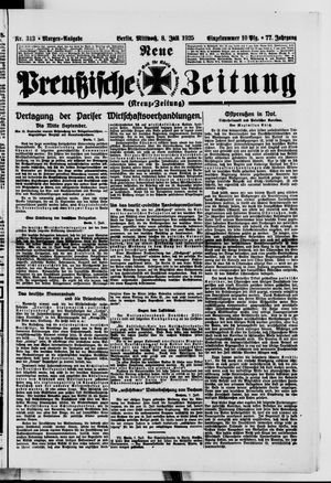 Neue preußische Zeitung vom 08.07.1925