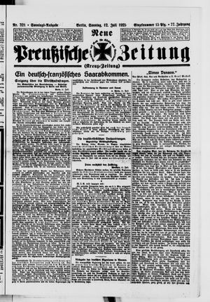 Neue preußische Zeitung vom 12.07.1925