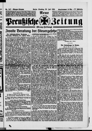 Neue preußische Zeitung vom 28.07.1925