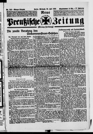 Neue preußische Zeitung vom 29.07.1925