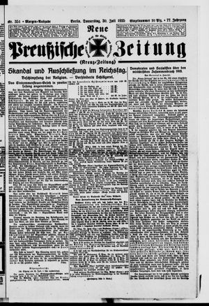 Neue preußische Zeitung vom 30.07.1925