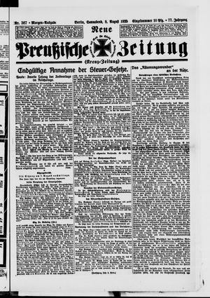 Neue preußische Zeitung vom 08.08.1925