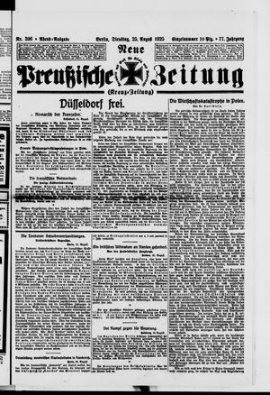 Neue preußische Zeitung vom 25.08.1925