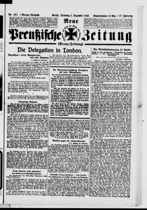 Neue preußische Zeitung vom 01.12.1925