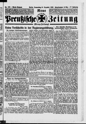 Neue preußische Zeitung vom 10.12.1925
