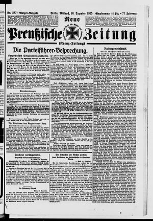 Neue preußische Zeitung vom 16.12.1925