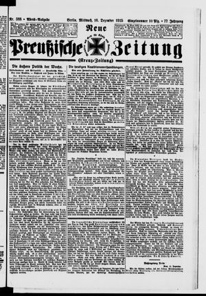 Neue preußische Zeitung vom 16.12.1925