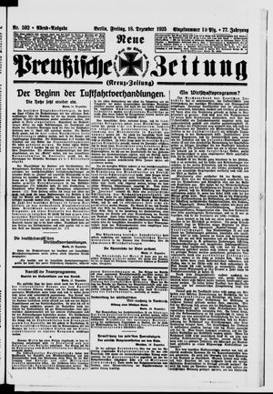Neue preußische Zeitung vom 18.12.1925