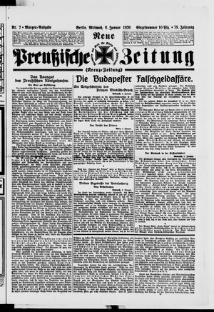 Neue preußische Zeitung vom 06.01.1926