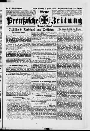 Neue preußische Zeitung vom 06.01.1926