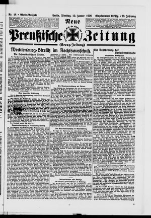 Neue preußische Zeitung vom 12.01.1926