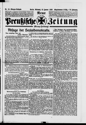 Neue preußische Zeitung vom 13.01.1926