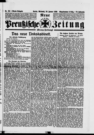 Neue preußische Zeitung vom 20.01.1926