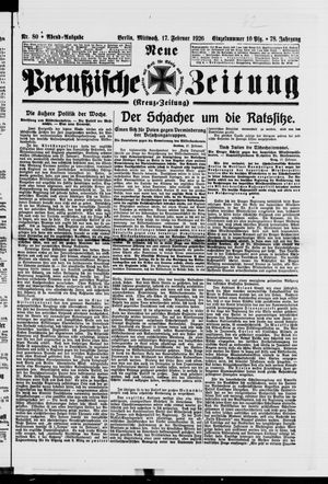 Neue preußische Zeitung vom 17.02.1926