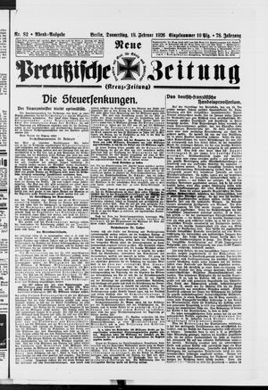 Neue preußische Zeitung vom 18.02.1926