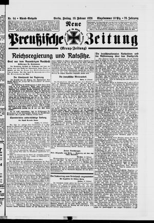 Neue preußische Zeitung vom 19.02.1926