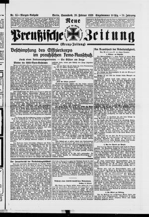 Neue preußische Zeitung vom 20.02.1926