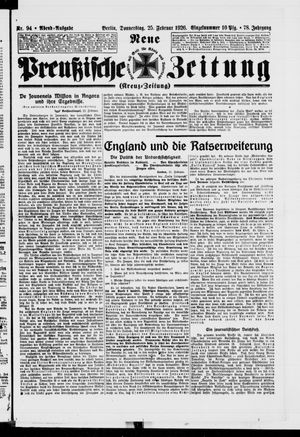 Neue preußische Zeitung vom 25.02.1926