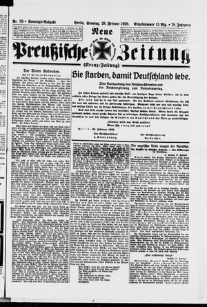 Neue preußische Zeitung vom 28.02.1926