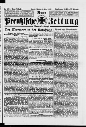 Neue preußische Zeitung vom 01.03.1926