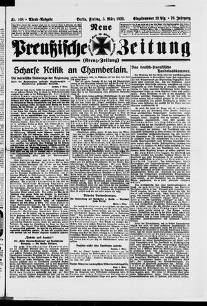 Neue preußische Zeitung vom 05.03.1926