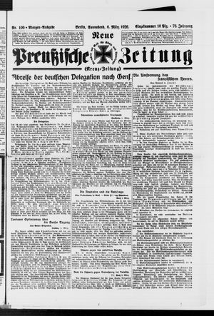 Neue preußische Zeitung vom 06.03.1926