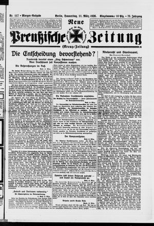 Neue preußische Zeitung vom 11.03.1926