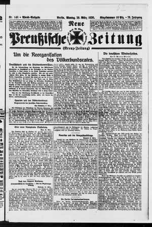 Neue preußische Zeitung vom 29.03.1926