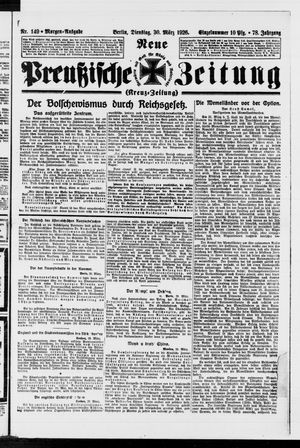 Neue preußische Zeitung vom 30.03.1926