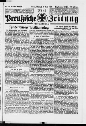 Neue preußische Zeitung vom 07.04.1926