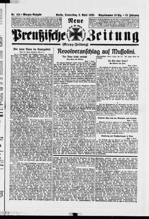Neue preußische Zeitung vom 08.04.1926