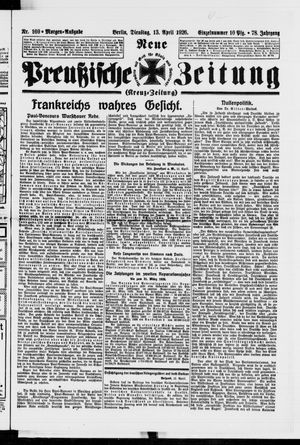 Neue preußische Zeitung vom 13.04.1926