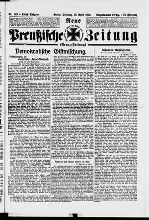 Neue preußische Zeitung vom 13.04.1926