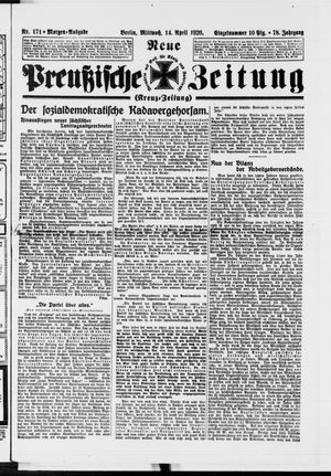 Neue preußische Zeitung vom 14.04.1926