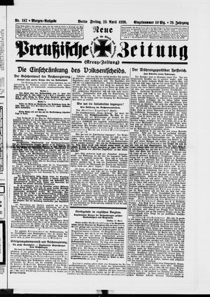 Neue preußische Zeitung vom 23.04.1926