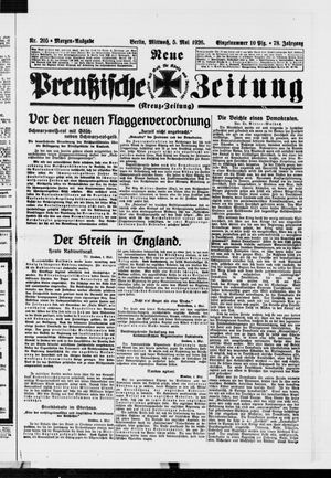 Neue preußische Zeitung vom 05.05.1926