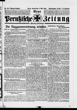 Neue preußische Zeitung vom 06.05.1926