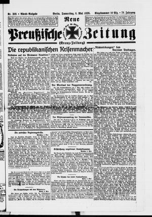 Neue preußische Zeitung vom 06.05.1926
